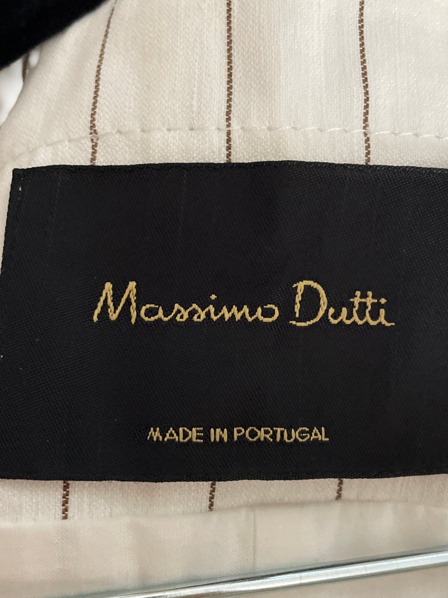 Set Massimo Dutty Rayas Blanco Talla S