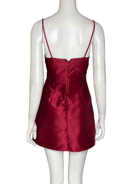 Vestido Lulus Globo Rojo - Talla XS