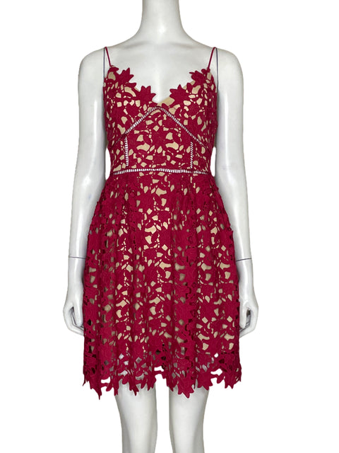 Vestido Love + Harmony Encaje Rojo - Talla L