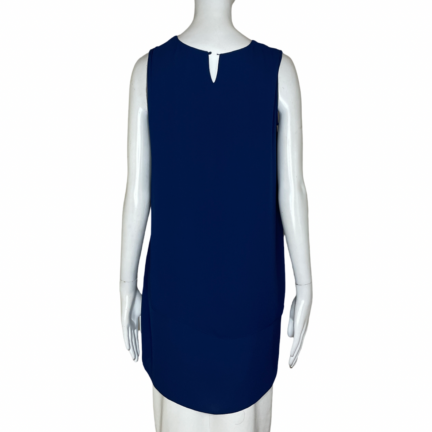 Blusa BCBGMAXAZRIA Sin Mangas Azul - Talla XS