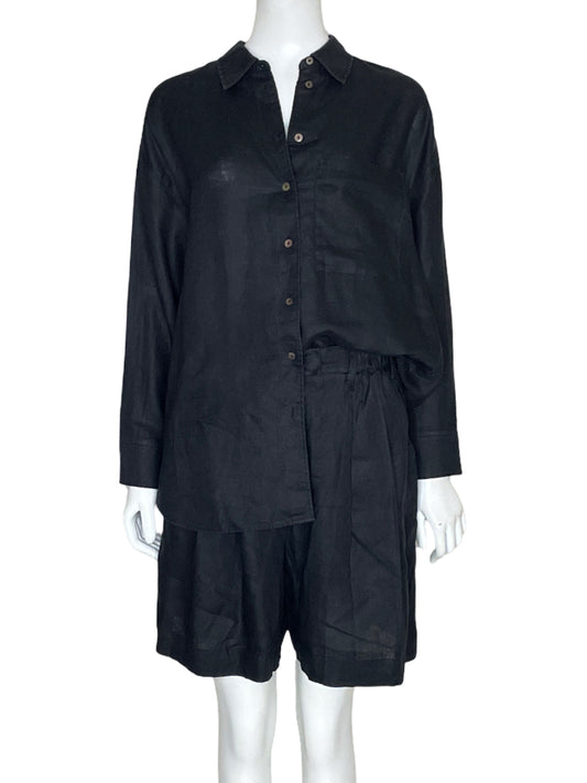 Set Oysho Short+Camisa NNegro-Talla S