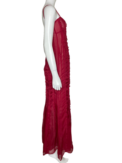 Vestido Meshki Maxi Rojo - Talla XS