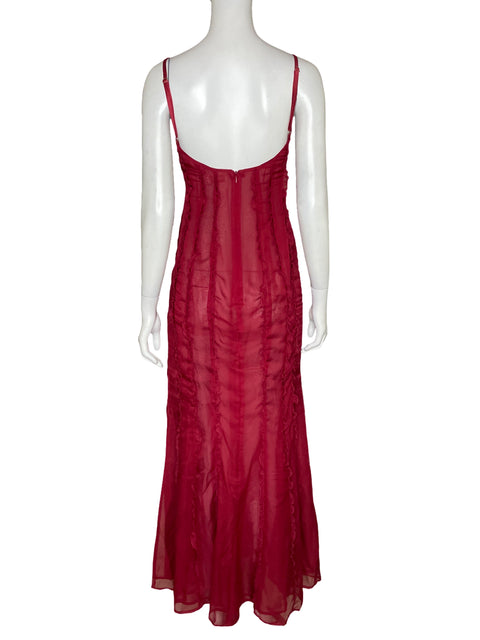 Vestido Meshki Maxi Rojo - Talla XS