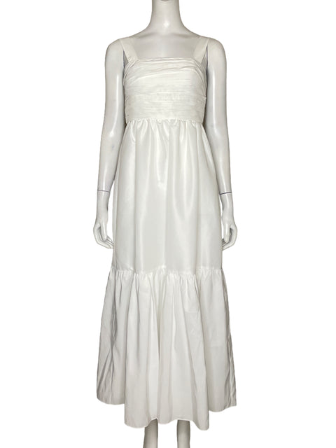 Vestido Self - Portrait Tiras Blanco - Talla 2