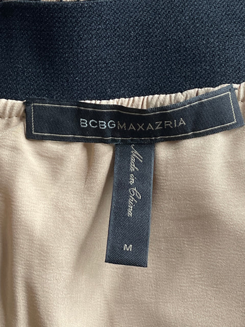 Falda BCBG Midi Encaje Negro-Talla M