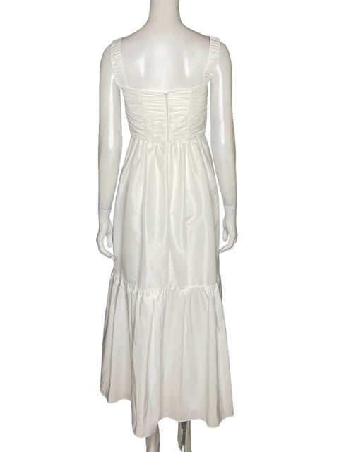 Vestido Self - Portrait Tiras Blanco - Talla 2