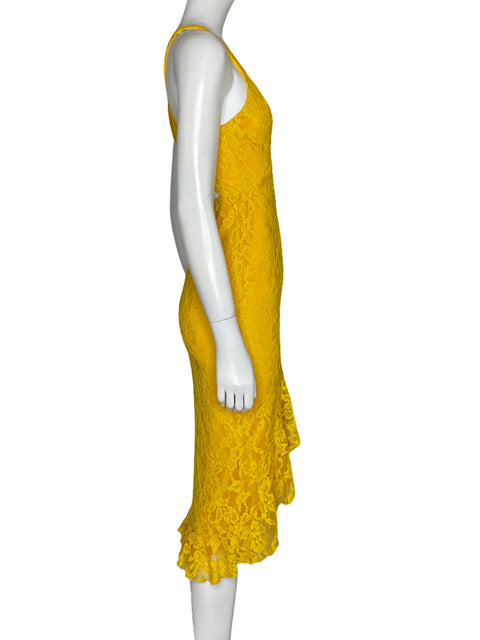 Vestido NBD x Naven Halter Amarillo - Talla XXS