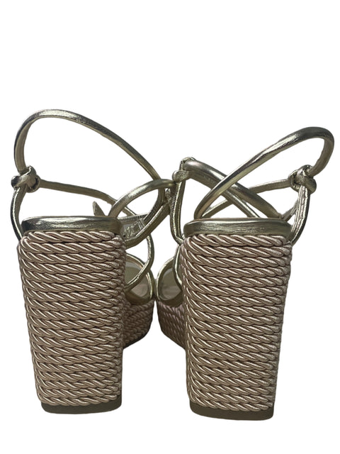 Calzado Marc Fisher Tiras Dorado-Talla 6