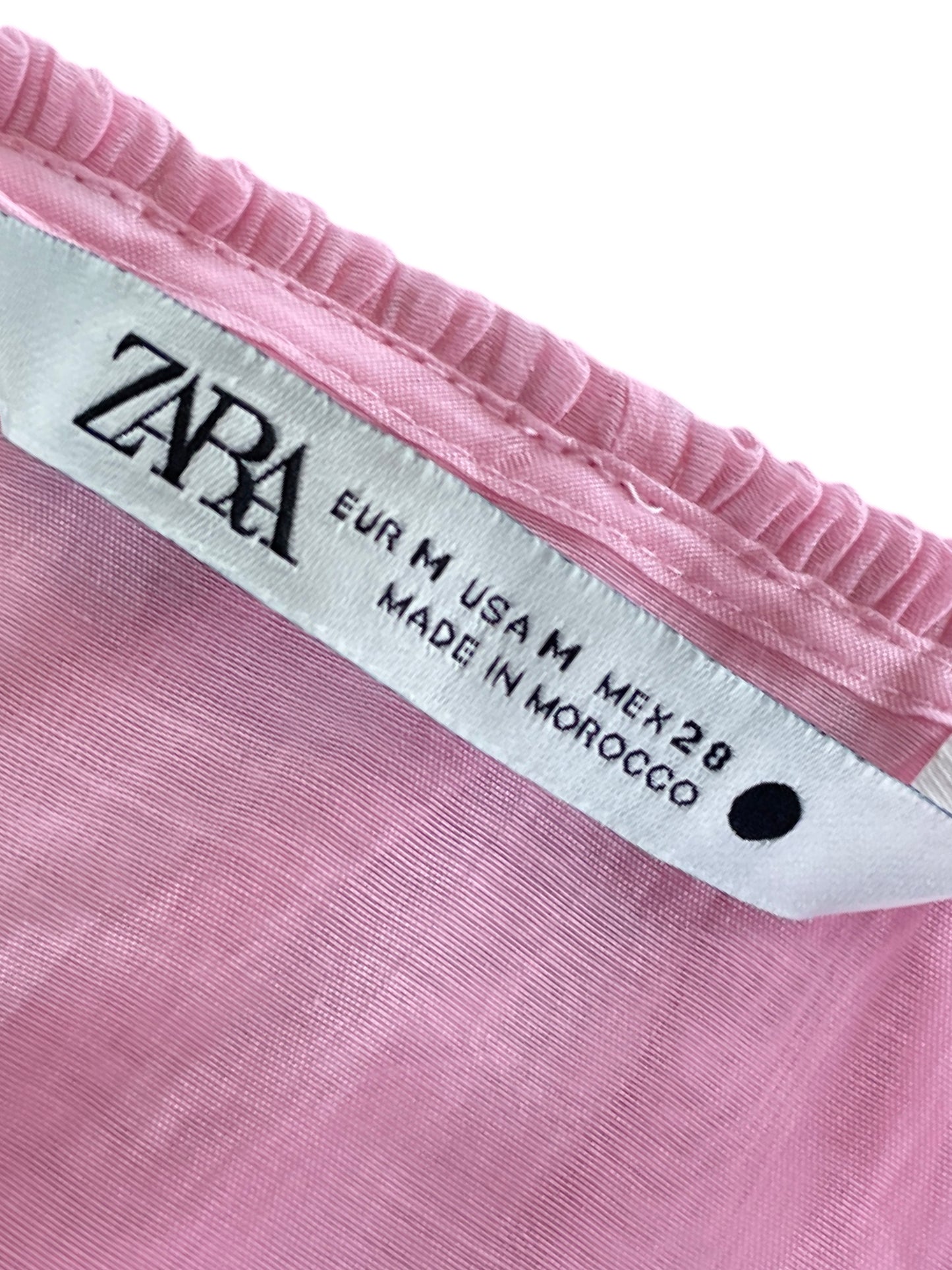 Blusa Zara Vuelos Rosado-Talla M