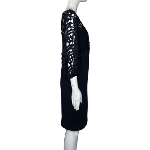 Vestido Ralph Lauren Encaje Negro-Talla 10