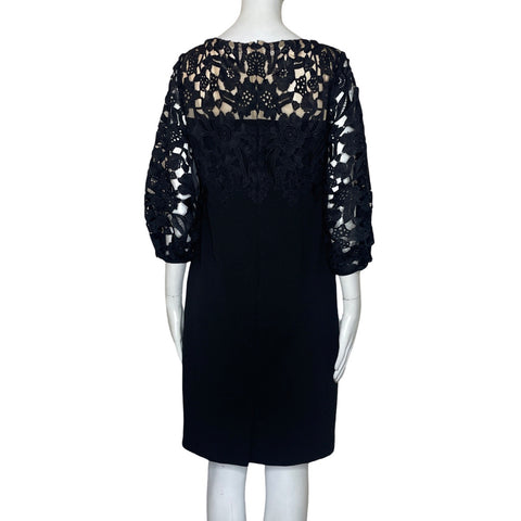 Vestido Ralph Lauren Encaje Negro-Talla 10