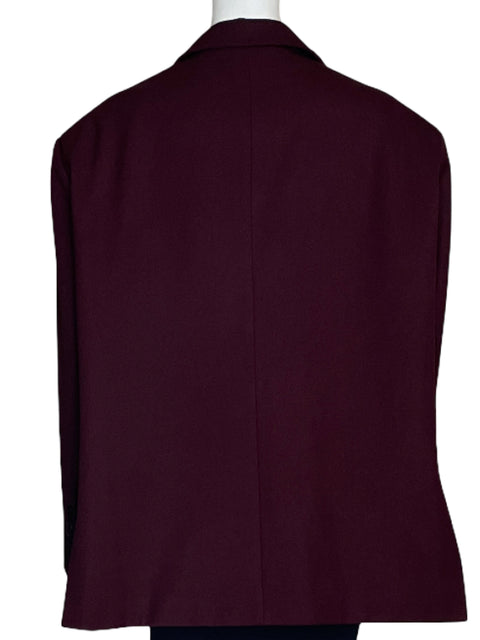 Blazer The Frankie Shop Bea Oversized Rojo Vino-Talla U