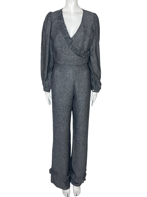 Set Lennys George Pantalon+Blusa Gris-Talla S