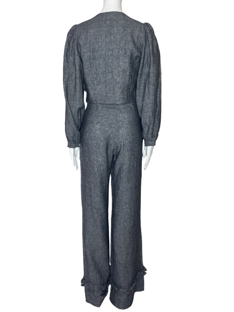 Set Lennys George Pantalon+Blusa Gris-Talla S