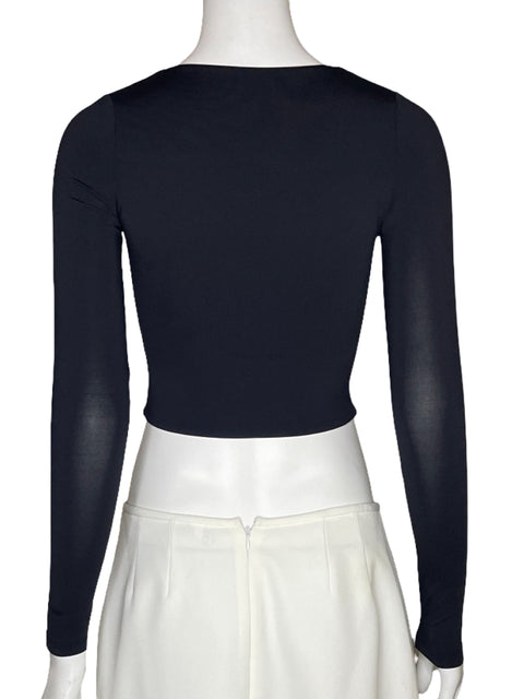 Blusa Babaton Mangas Larga Negro - Talla 2XS