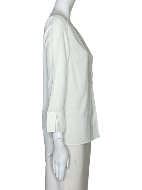 Blusa Zac & Rachel Un Bolsillo Blanco-Talla S