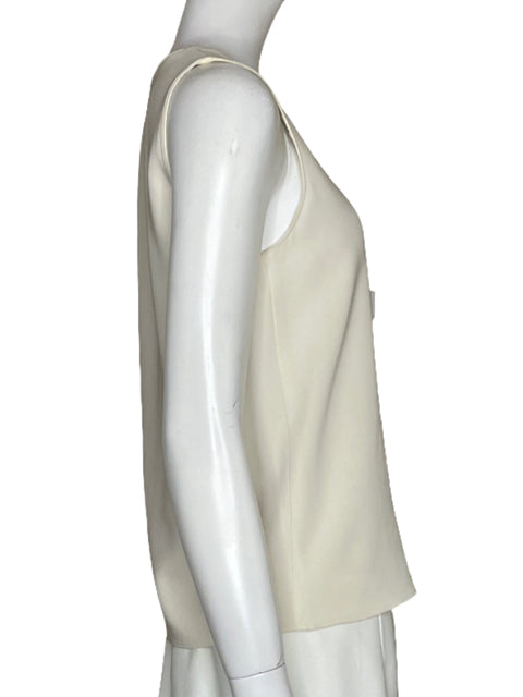 Blusa Babaton Sin Mangas Beige - Talla 2XS