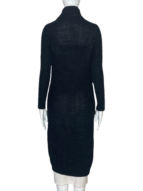 Abrigo Tejidos Richard Tejido Bolsillo Negro-Talla L