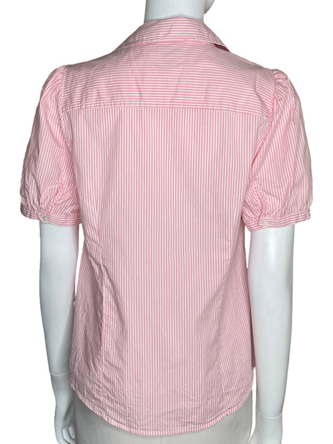 Camisa J. Crew Rayas Rosada-Talla M