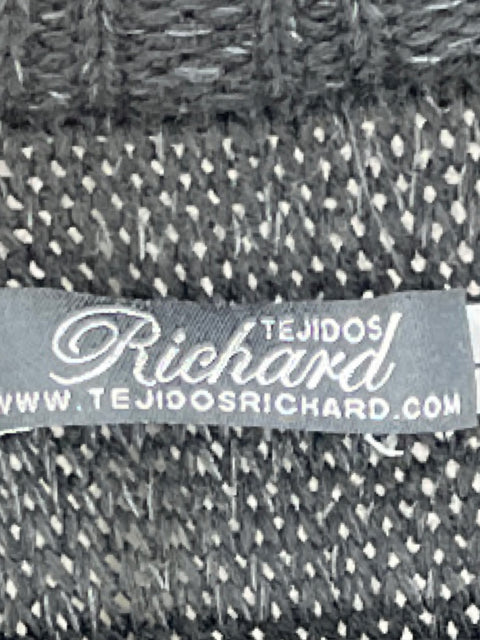 Abrigo Tejidos Richard Tejido Bolsillo Negro-Talla L