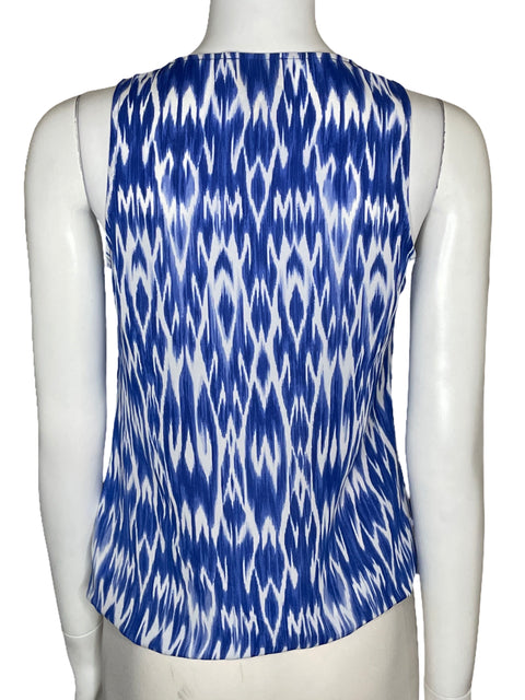 Blusa Laundry By Shelli Segal Tie Dye Azul-Talla XS