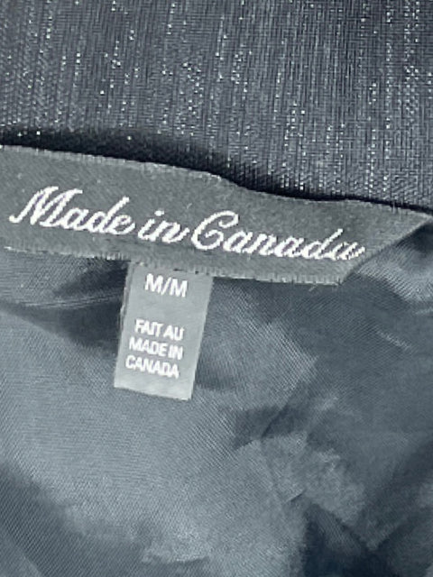 Chaqueta Made in Canada Brillo Maxi Negro-Talla M