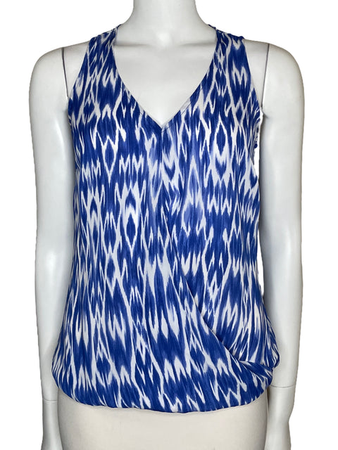 Blusa Laundry By Shelli Segal Tie Dye Azul-Talla XS