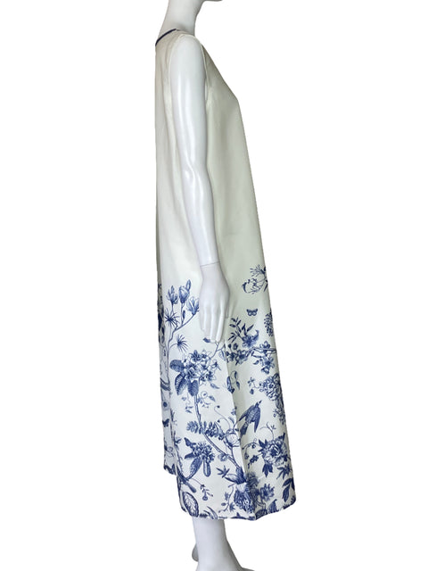 Vestido Tesoro Tps Flores Fluido Blanco-Talla L