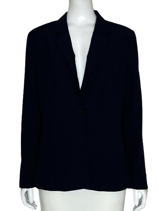 Blazer MNG Clasico Un Boton Azul-Talla 8
