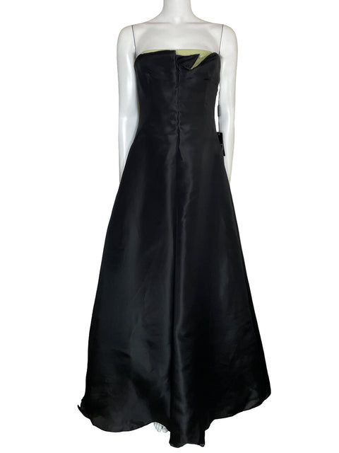 Vestido Emporio Armani Maxi Strapless Negro-Talla 42