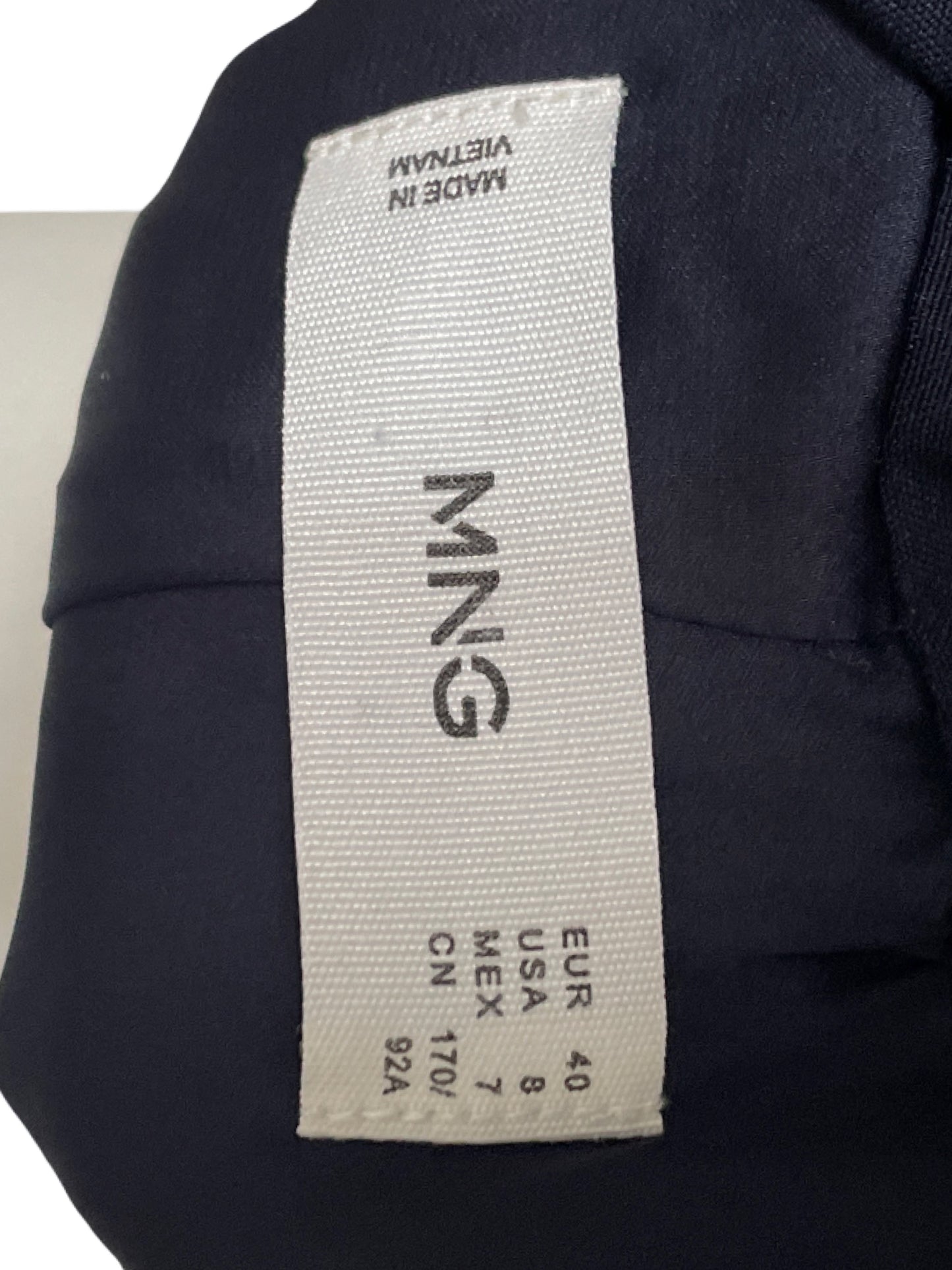 Blazer MNG Clasico Un Boton Azul-Talla 8