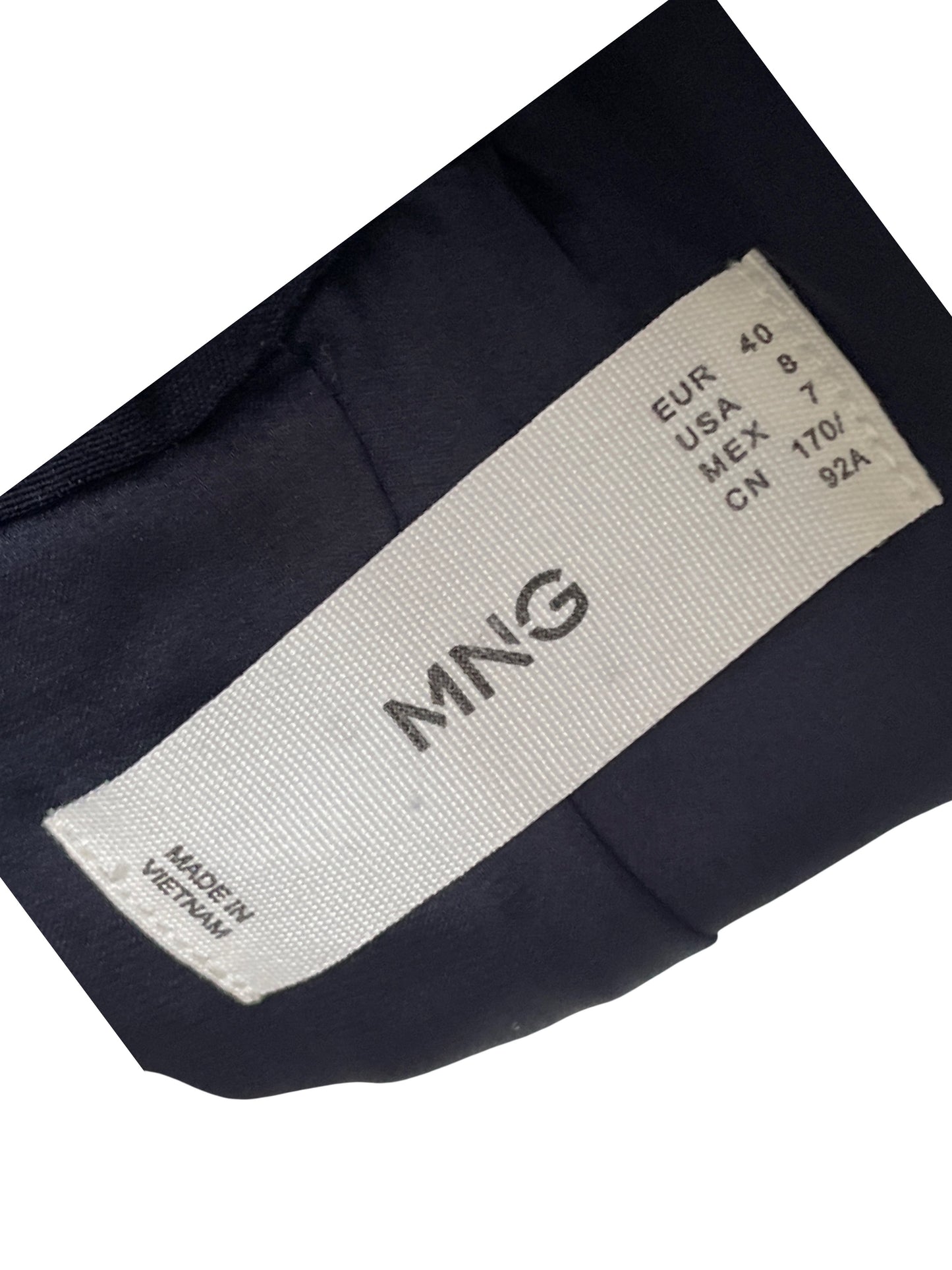 Blazer MNG Clasico Un Boton Negro-Talla 6