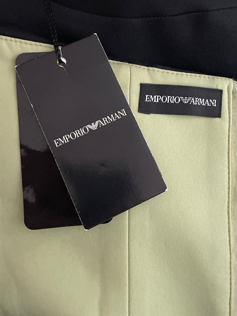 Vestido Emporio Armani Maxi Strapless Negro-Talla 42