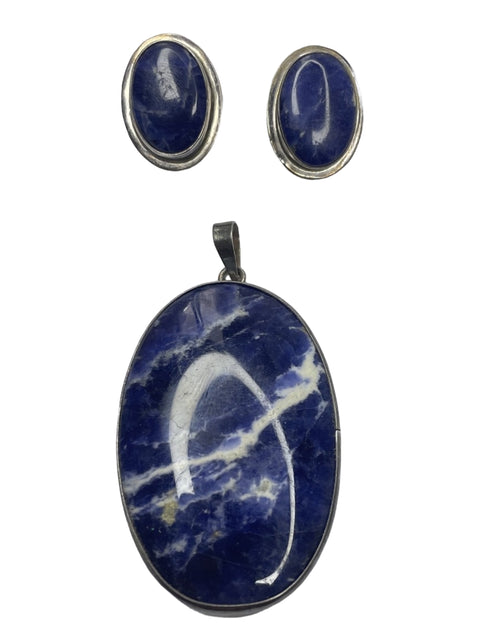 Set Tesoro Tps Piedra Matizado Plateado-Talla U