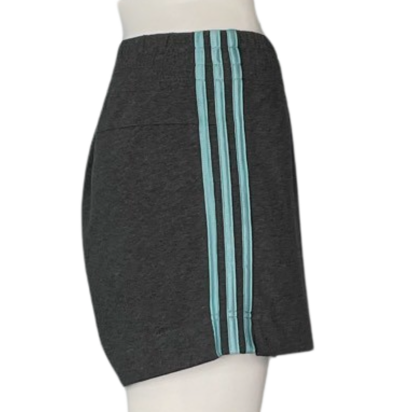 Short Adidas Tres lineas Gris Azul-Talla L