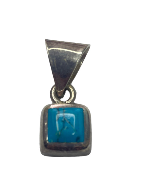 Dije Tesoro Tps Cuadrado Matizado Plateado-Talla S