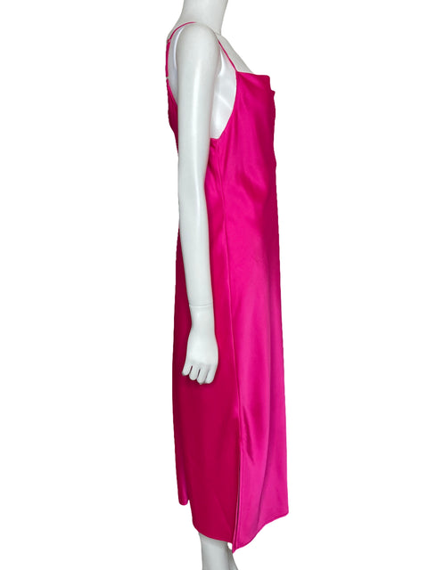 Vestido Nine West Midi Satinado Rosado-Talla M