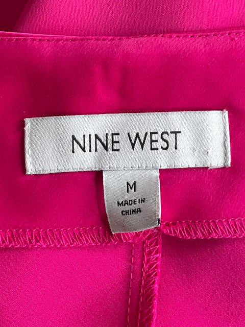 Vestido Nine West Midi Satinado Rosado-Talla M