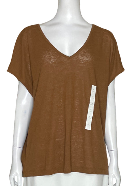 Blusa Banana Republic Fluido Marrón - Talla XL