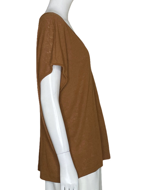 Blusa Banana Republic Fluido Marrón - Talla XL
