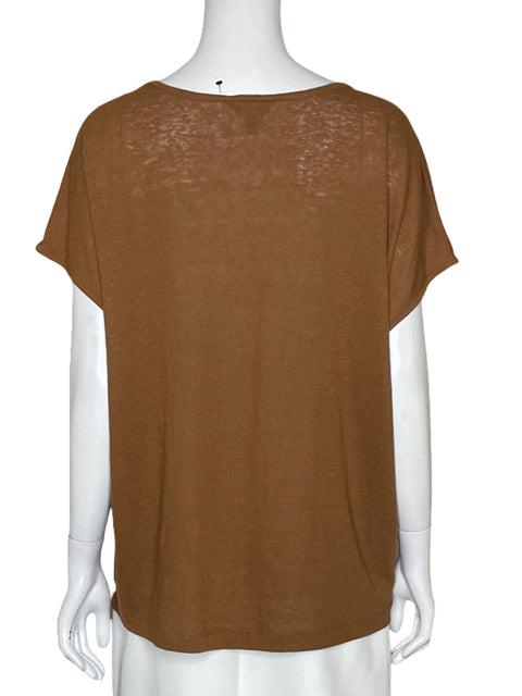 Blusa Banana Republic Fluido Marrón - Talla XL