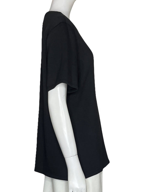 Blusa Banana Republic Mangas Corta Negro - Talla XL