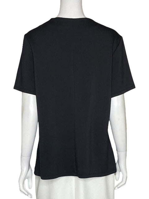 Blusa Banana Republic Mangas Corta Negro - Talla XL