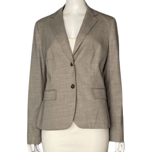 Blazer Banana Republic Botones frontalGris-Talla 10