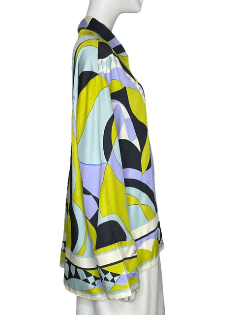 Camisa Zara Estampado Bolsillo Verde - Talla XXL