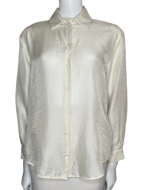 Camisa Naf Naf Brillante Blanco-Talla S
