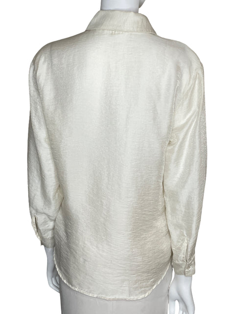 Camisa Naf Naf Brillante Blanco-Talla S