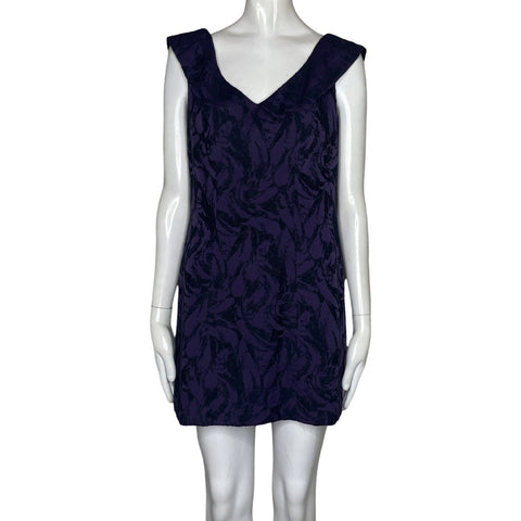 Vestido Charme Sin Manga Morado-Talla 30