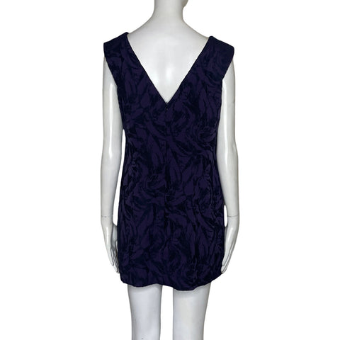 Vestido Charme Sin Manga Morado-Talla 30