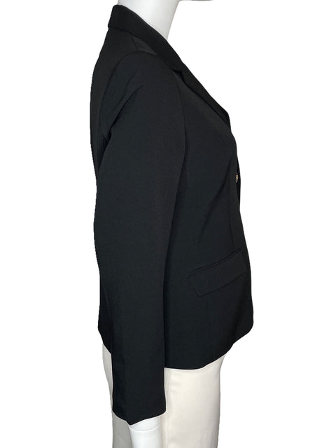 Blazer Kasper Botones Negro-Talla 4